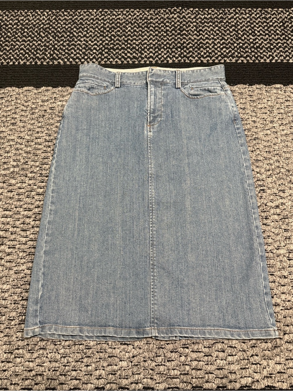 GAP Jeans Denim Midi Skirt Light Blue Women’s Sz 10 Classic Retro Y2K Casual